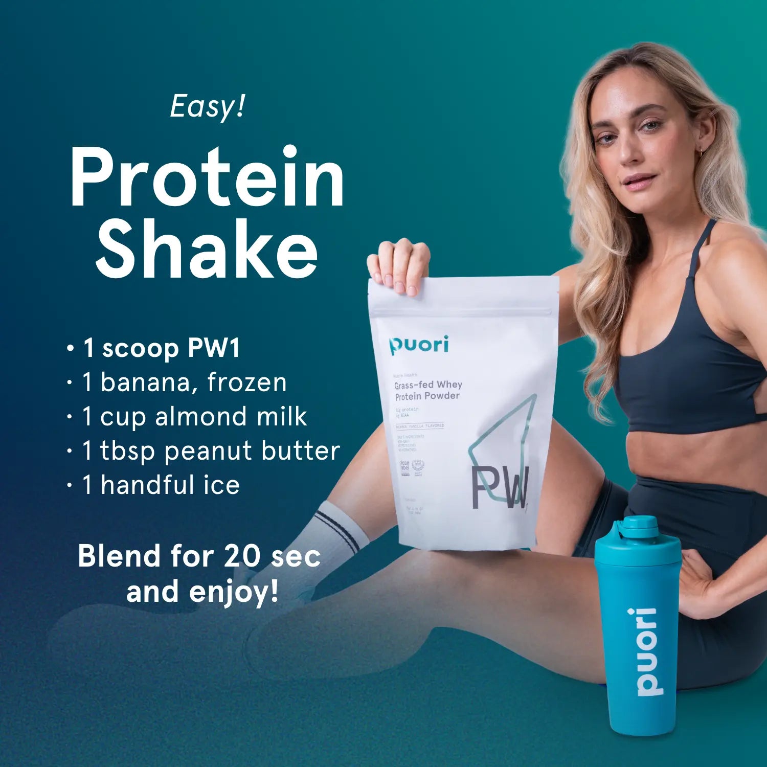 PW1 - Grass-fed Whey Protein Unflavored
